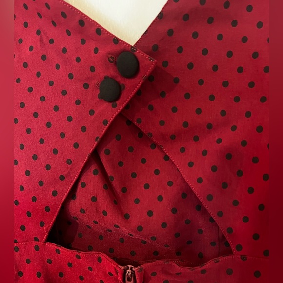 HELL BUNNY VIXEN SWEETHEART DRESS SIZE M - Picture 9 of 12